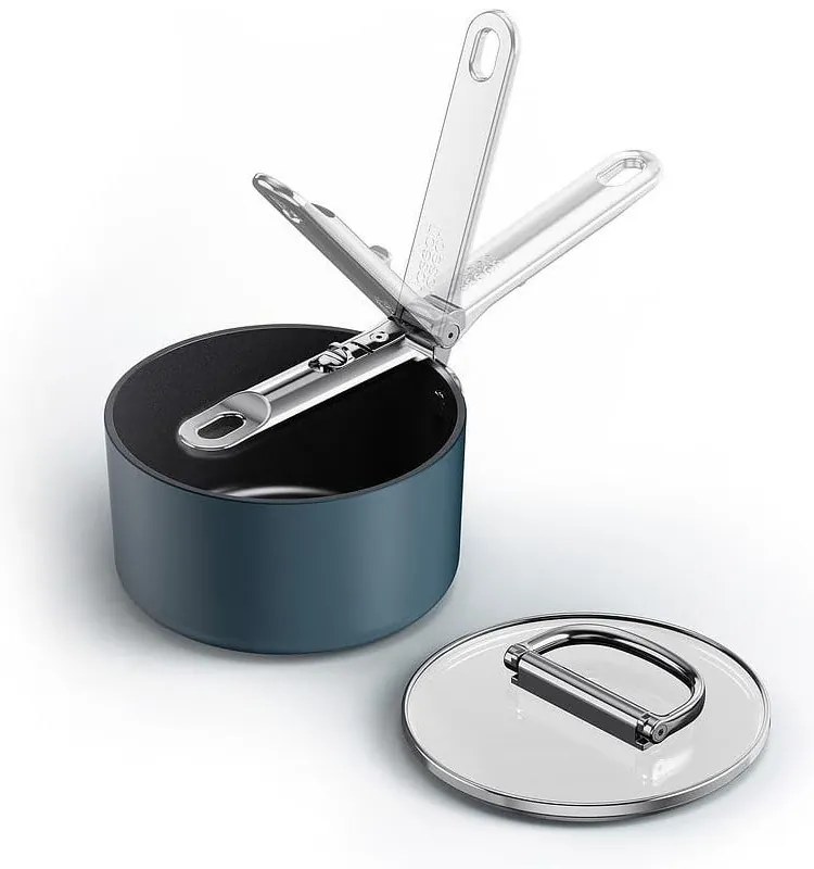 Oală cu capac/cu suprafață ceramică adecvată pentru plita cu inducție Space – Joseph Joseph
