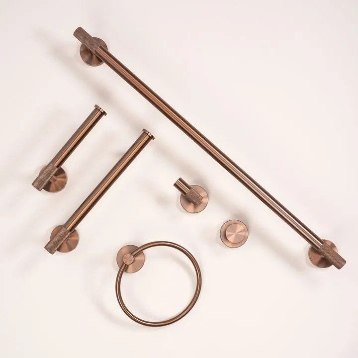 Cuier de baie Ring 6610 Modern cupru periat