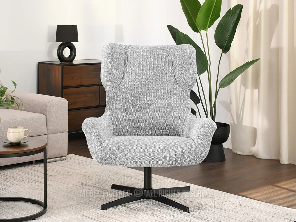 Fotoliu Irma (gri + negru). Promo -22%. 1110069