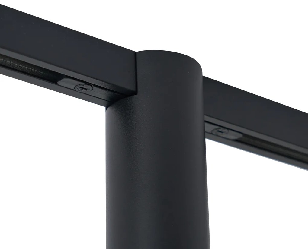 Spot modern negru pentru sistem de șină monofazat GU10 35mm - Slimline Nubee Honey