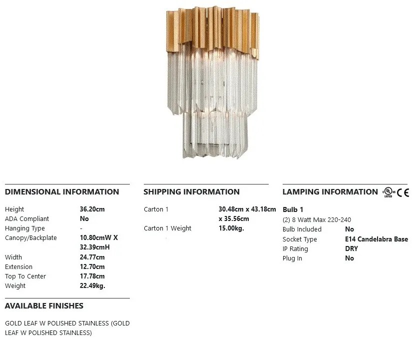 Aplica de perete LUX design modern CHARISMA