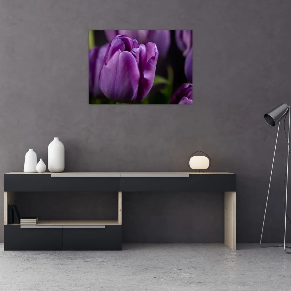 Tablou cu flori de lalele (70x50 cm)