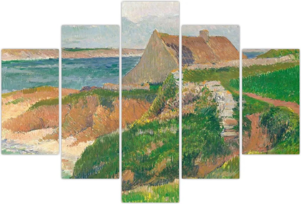 Tablou - Henri Moret, The Island of Raguenez, Brittany, reproducere (150x105 cm)