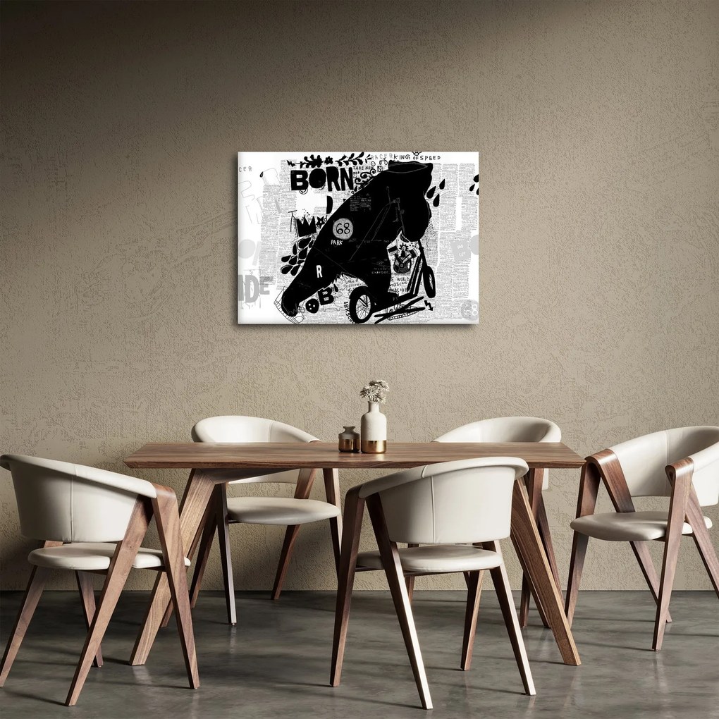 Tablou - Născut să călătorească (70x50 cm)