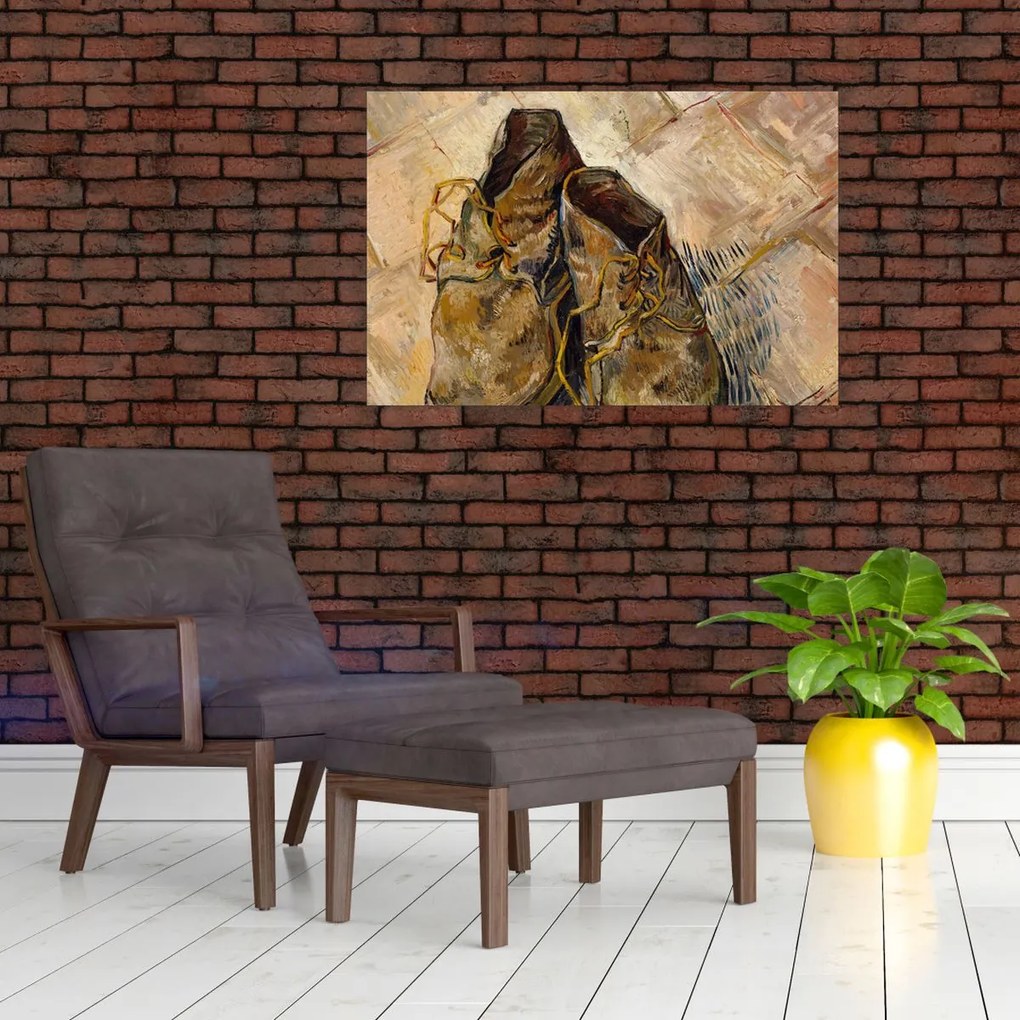 Tablou - Vincent van Gogh, Shoes, reproducere (90x60 cm)