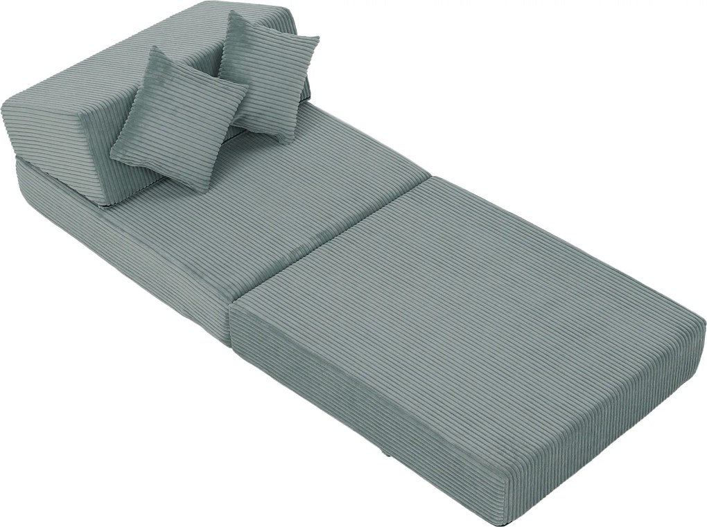 Saltea pliabilă/fotoliu extensibil, 2 in 1, mentolat, PELOS