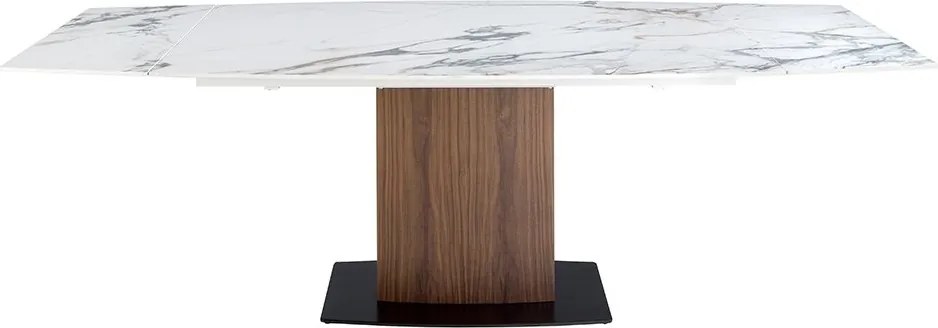 Masa extensibila deosebita design LUX Porcelain Marble 160-240cm