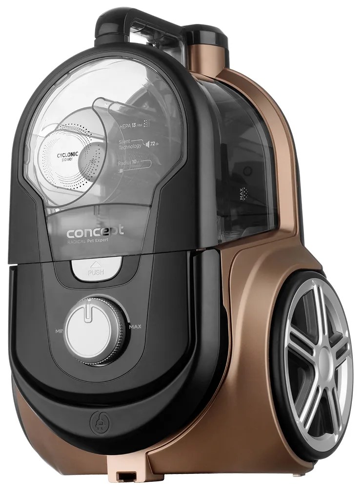 Concept VP5240n aspirator fără sac 4A RADICAL PetExpert, 800 W