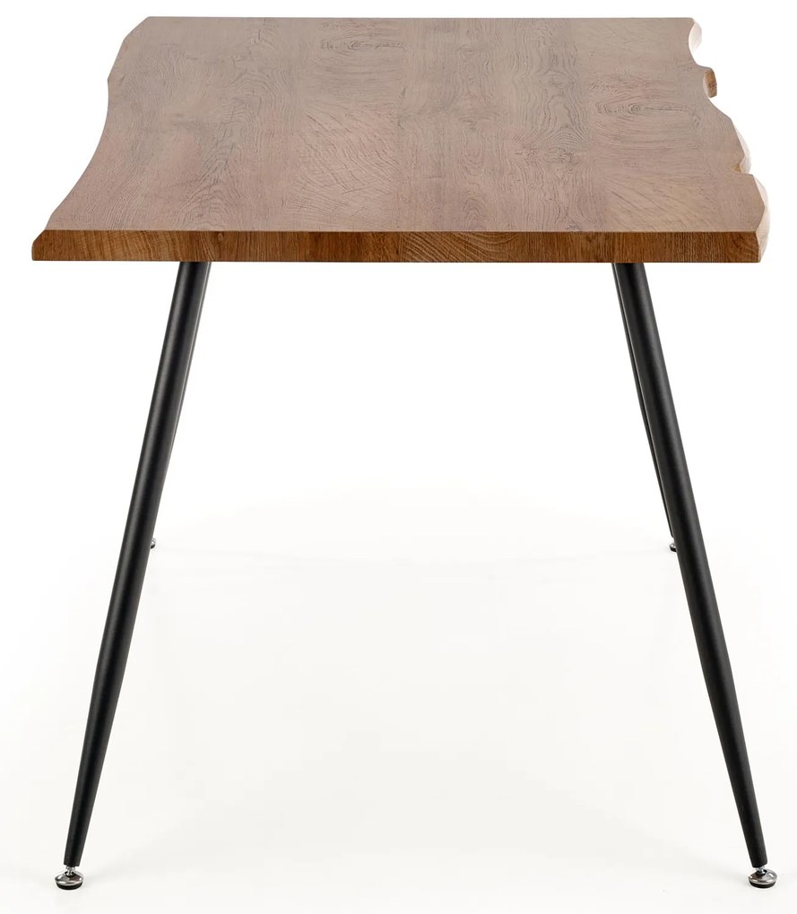 Masa dining Lemn Natural / Negru, IBSEN 120X80