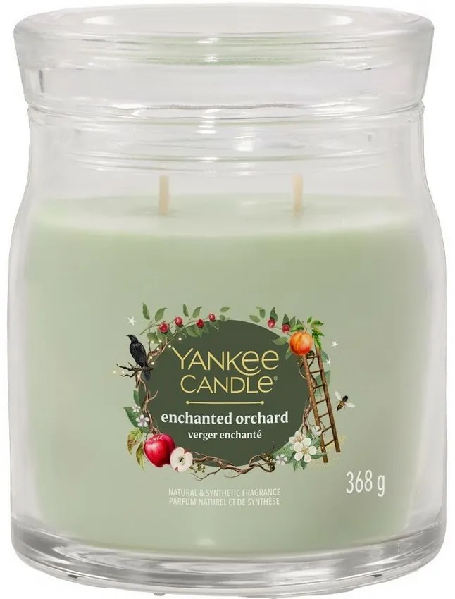 Lumânare parfumată medie Yankee Candle SignatureEnchanted Orchard, 368 g, M