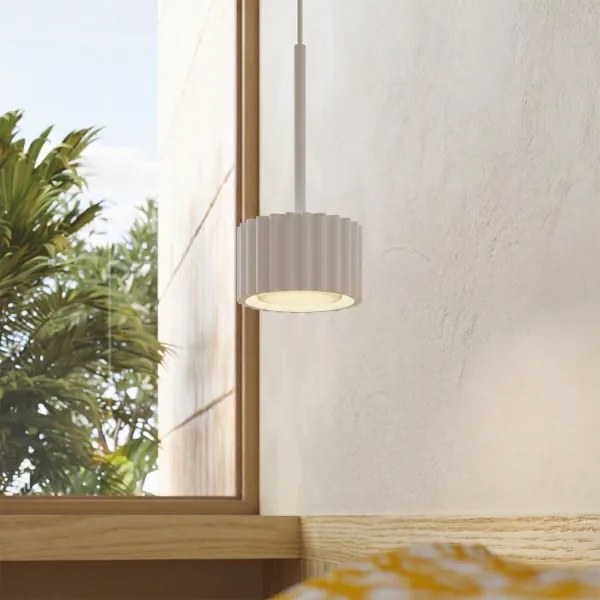 Sollux SL.2676 - Lustru suspendat pe cablu AURA 1xGX53/10W/230V alb
