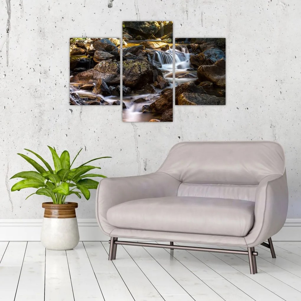 Tablou cu râul pietros (90x60 cm)