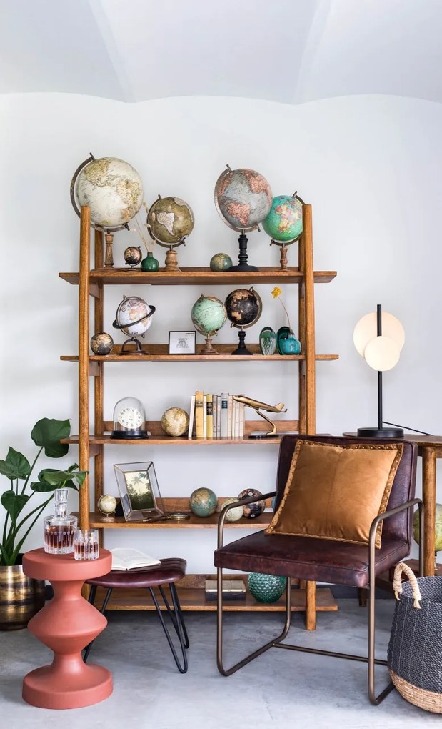Masuta laterala, din metal, rust orange Forms
