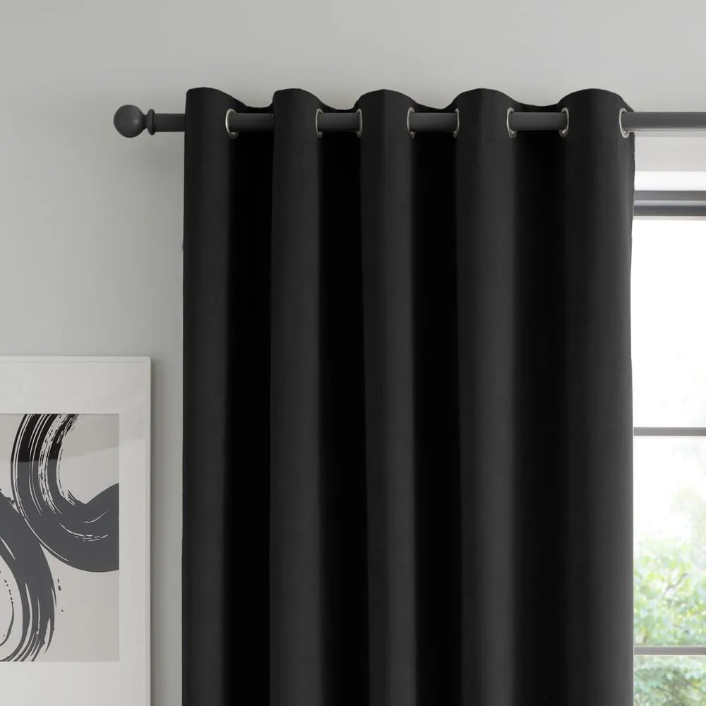 Draperii negre blackout 2 buc. 117x183 cm Wilson – Catherine Lansfield