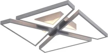 Searchlight 36520SI - Plafonieră LED dimabilă QUATRO LED/29W/230V 40x40 cm