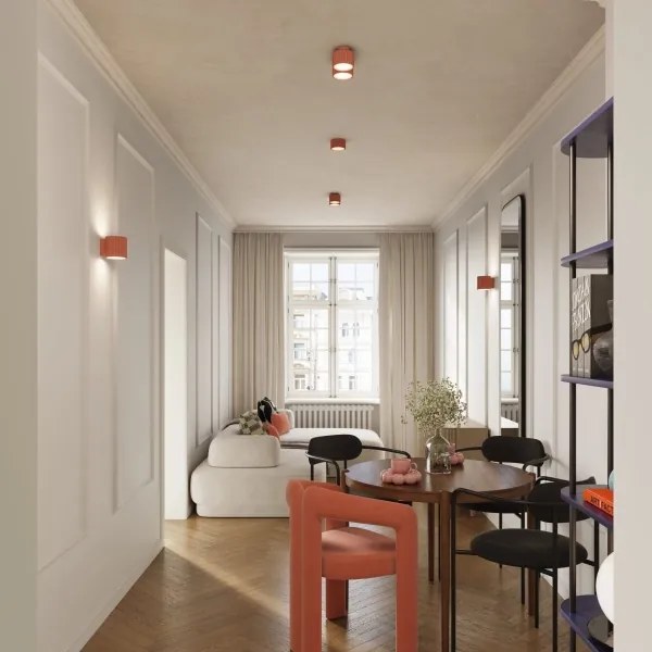 Sollux SL.1828 - Lampă spot AURA, 2x GX53, 10W, 230V, roz