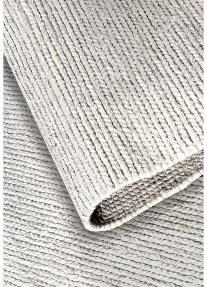 Covor alb țesut manual din lână 60x90 cm Francois – Villeroy&amp;Boch