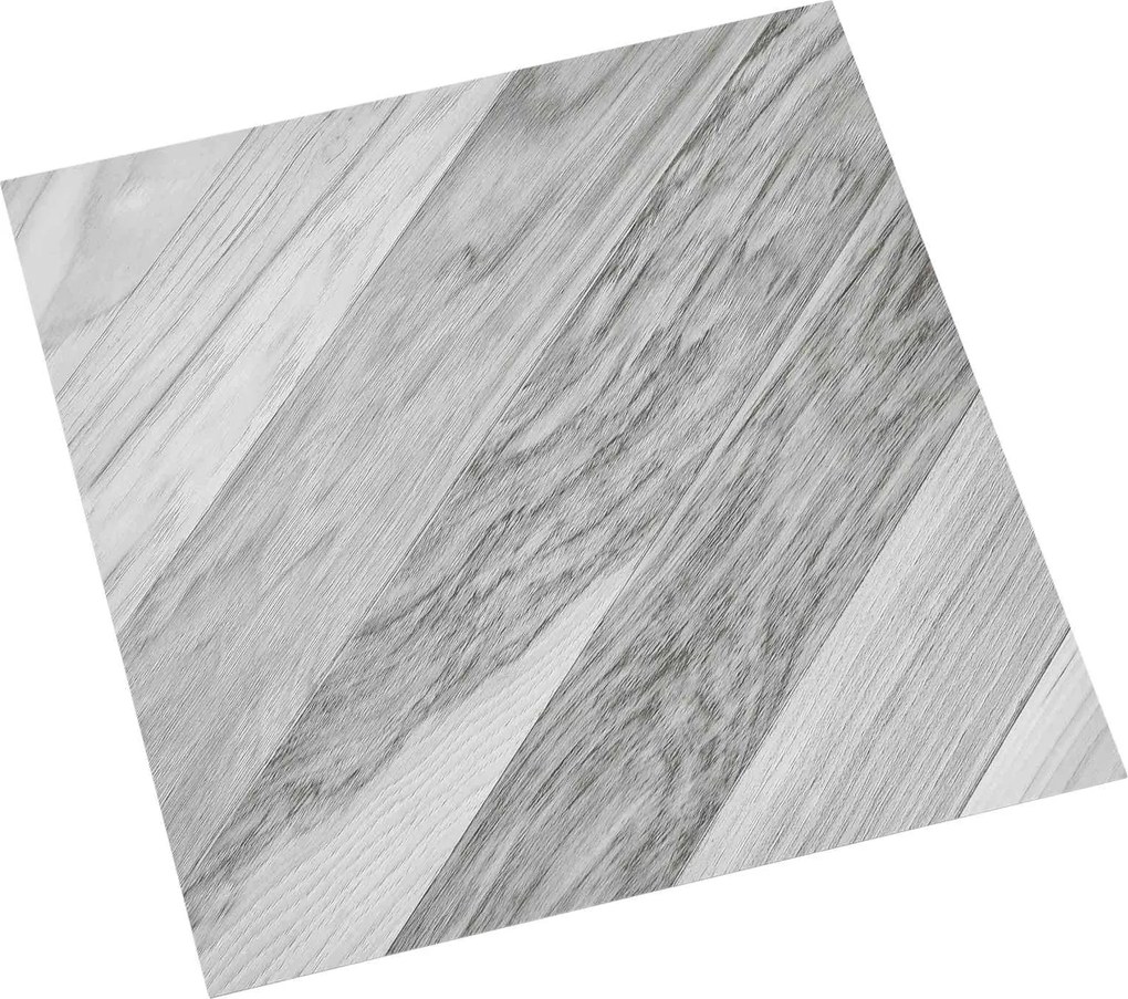 vidaXL Plăci de Pardoseală 55 pcs Gri 5,11 m² PVC