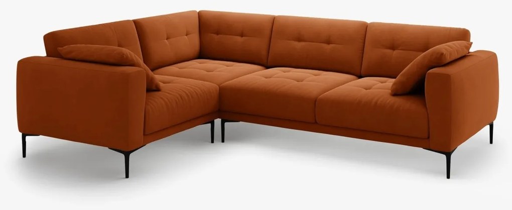 Coltar Bemy 4 locuri catifea Salvador L290 cm