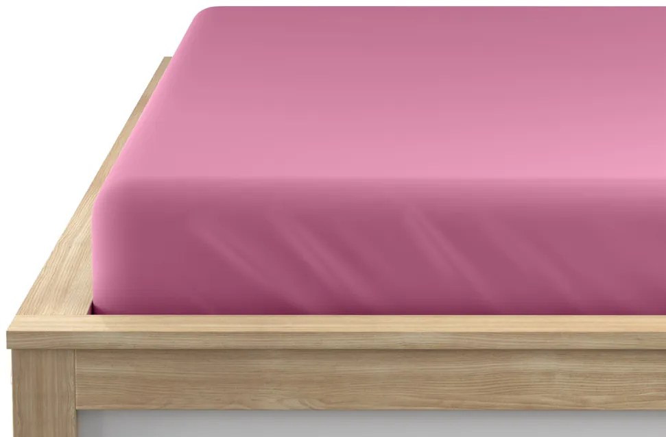 Cearsaf Jersey EXCLUSIVE roz 140 x 200 cm