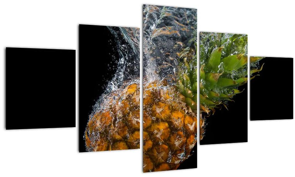 Tablou cu anans în apă (125x70 cm), în 40 de alte dimensiuni noi