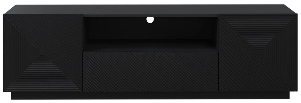 Comodă TV Asha 167 cm - negru mat