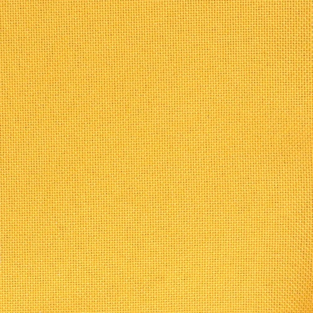 Scaun de birou pivotant, galben mustar, material textil 1, galben mustar