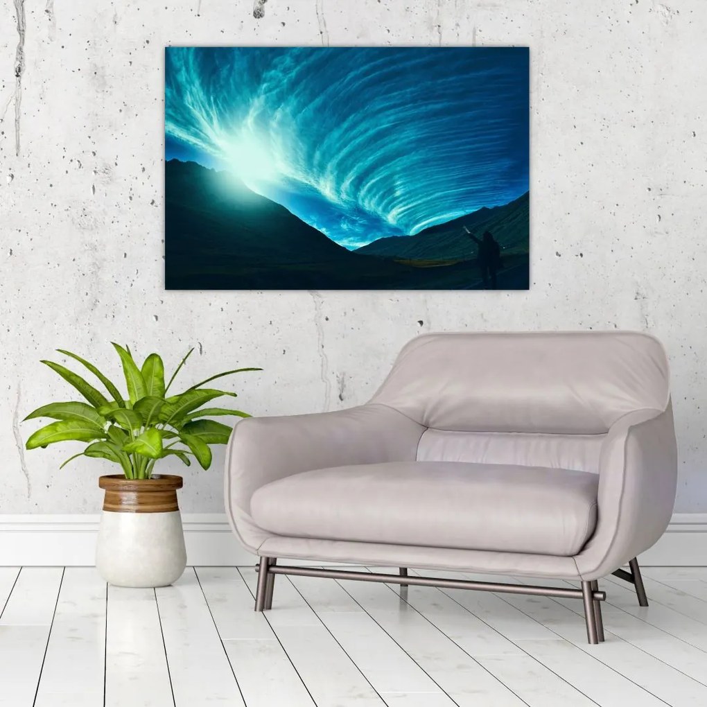 Tablou - Val din nori (90x60 cm)