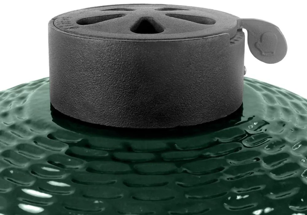 Grătar ceramic pentru cărbuni cu rafturi laterale, grilă de 57 cm