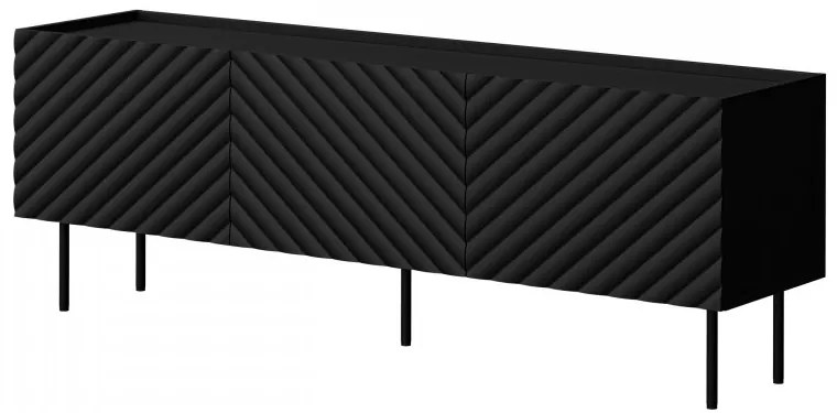Dulap TV Grotzi 165 3D (Negru) . 1106221