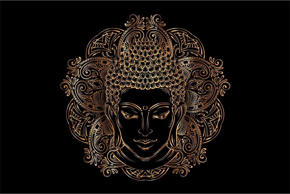Tablou - Buddha auriu (90x60 cm)