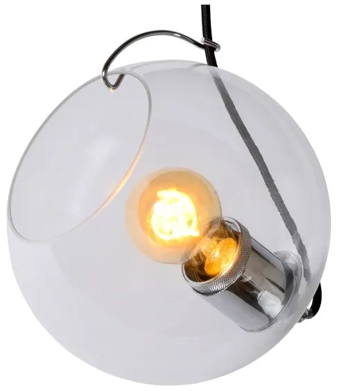 Lustră pe cablu JAZZLYNN 1xE27/60W/230V d. 20 cm Lucide 25405/20/60