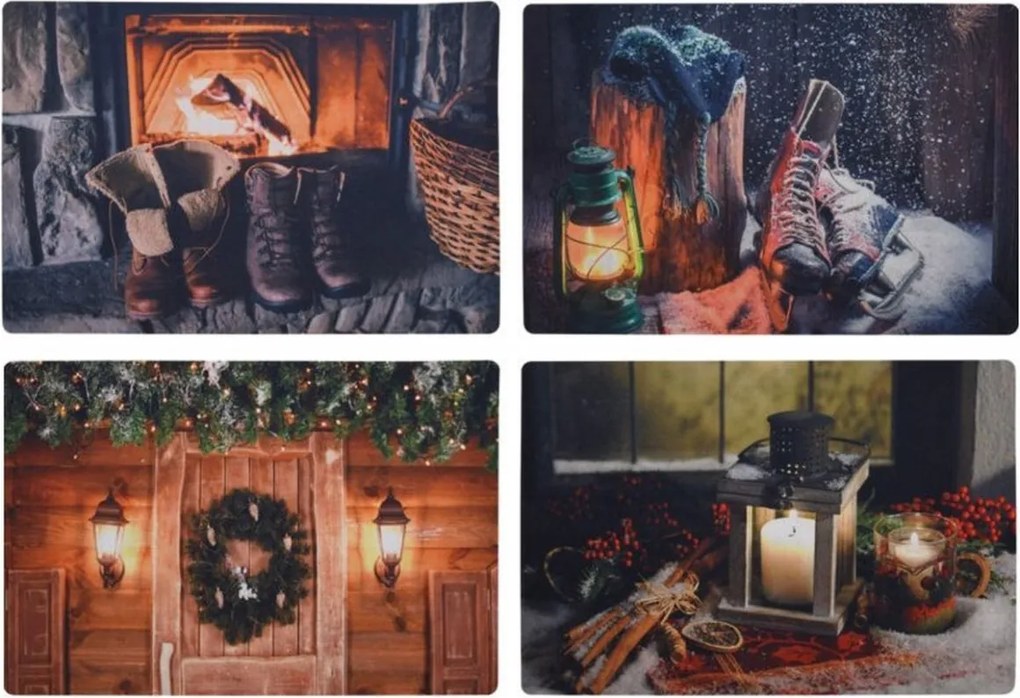 Covoras de Craciun RUSTIC WELCOME 38x58 cm - mai multe variante Varianta: Corona