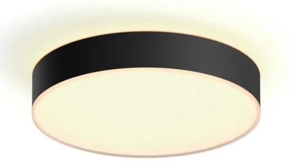 Philips Plafonieră LED reglabilă Hue ENRAVE M, 19,2 W, 230 V, neagră, cu telecomandă