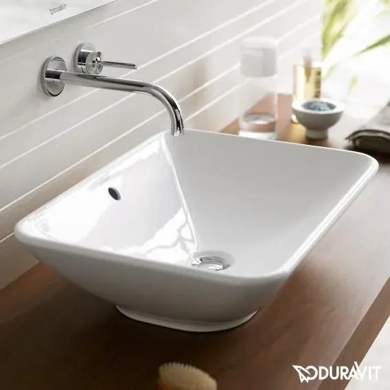 Lavoar baie pe blat Duravit Bacino 55x42 cm