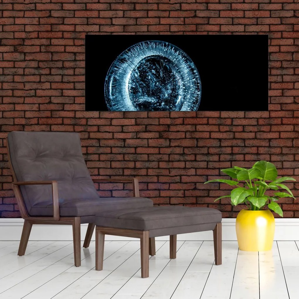 Tablou cu picături de gheață (120x50 cm)