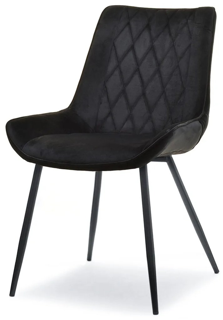 Scaun Aron (negru + crom). 1110853