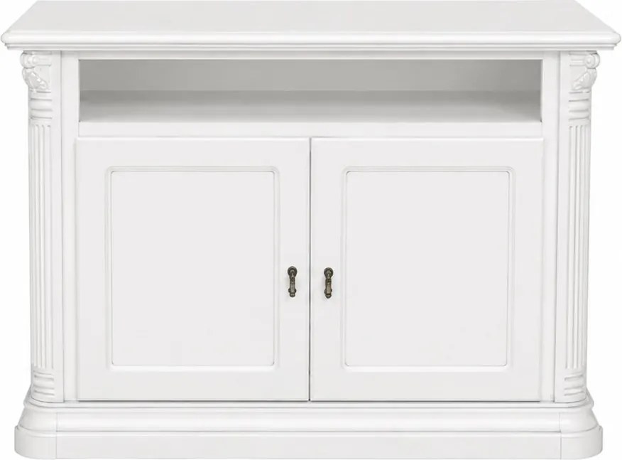 Comodă lemn masiv Briston, 117 × 51 × 84 cm