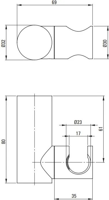 Arnika set - para de dus, furtun si suport de dus finisaj auriu