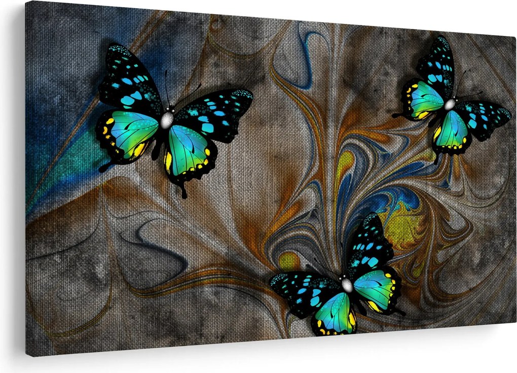 Tablou - Fluturi strălucitori în imagine (90x60 cm)