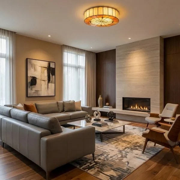 BRILAGI - plafonieră Tiffany cu vitralii SIENNA 2xE27/60W/230V Ø 40 cm