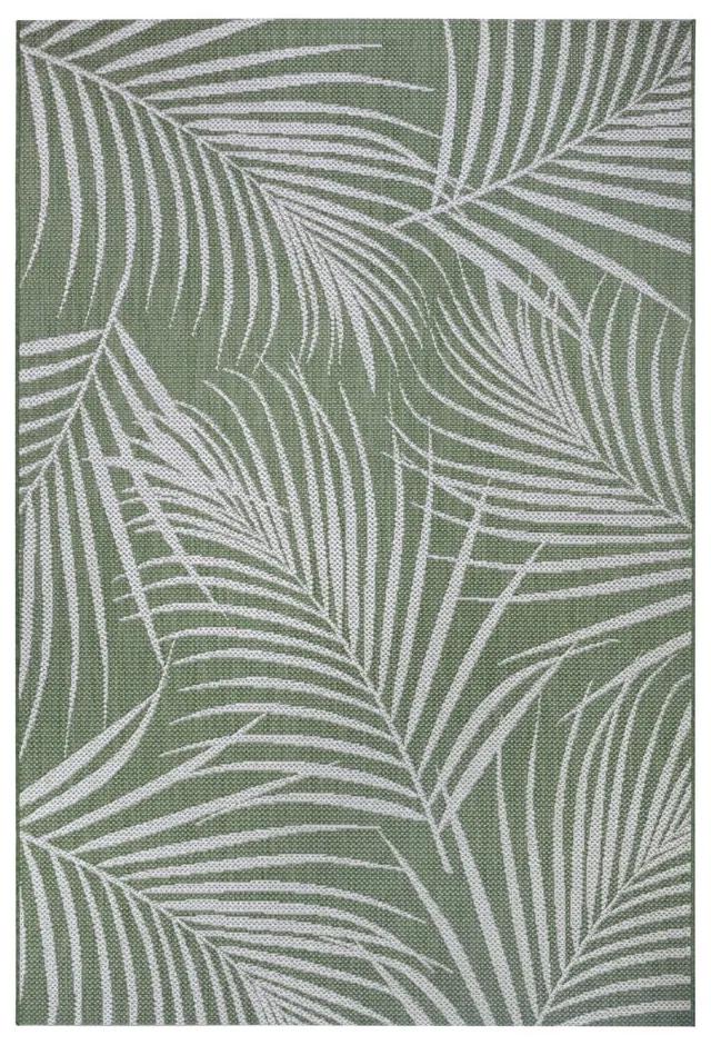 Covor exterior Ragami Flora, 160x230 cm, verde