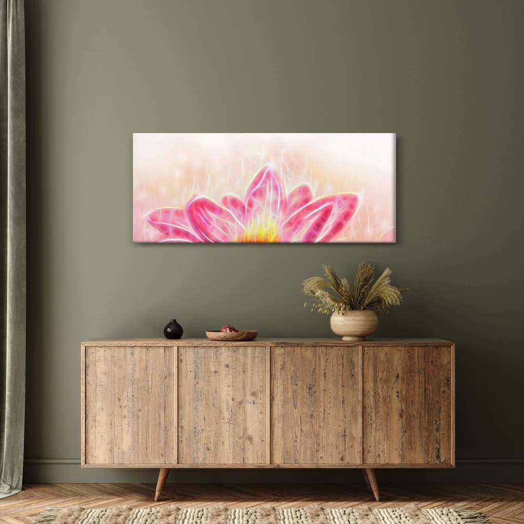 Tablou - Floare de lotus (120x50 cm)