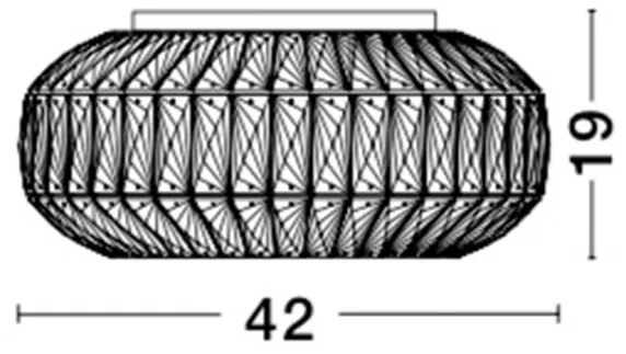 Plafoniera eleganta diametru 42cm, Valence