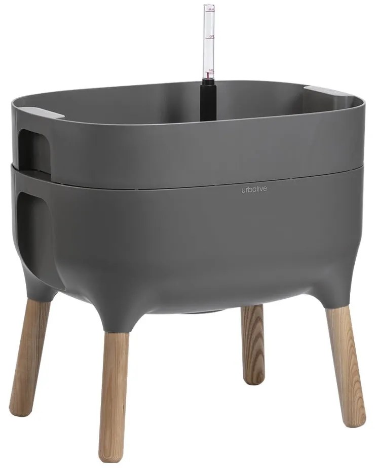 Recipient de cultivare din plastic cu sistem de auto-irigare Urbalive – Plastia