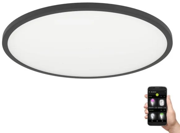 Plafonieră LED dimabilă Eglo 900761 SARSINA-Z 33,5W/230V d. 45 cm negru