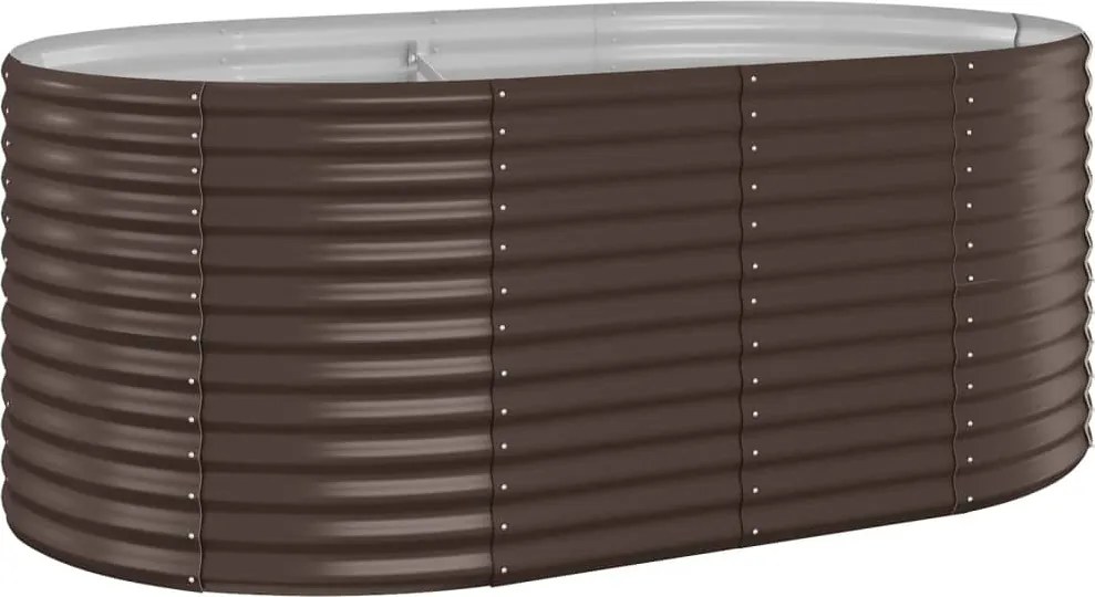 vidaXL Strat înălțat grădină 175x100x68 cm oțel vopsit electrostatic