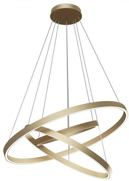 Lustra suspendata LED design tehnic Rim alama MYMOD058PL-L100BS4K