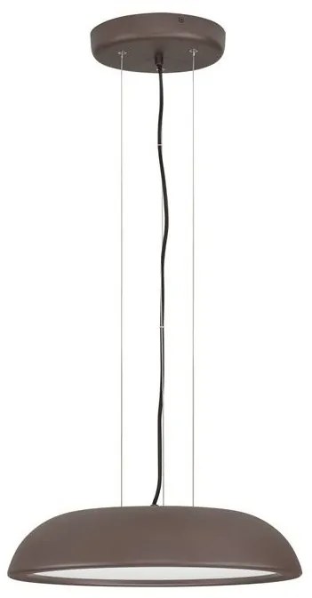 Lustra LED suspendata stil modern FELICIA maro 45cm