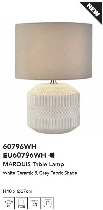 Veioza/Lampa de masa design decorativ Marquis
